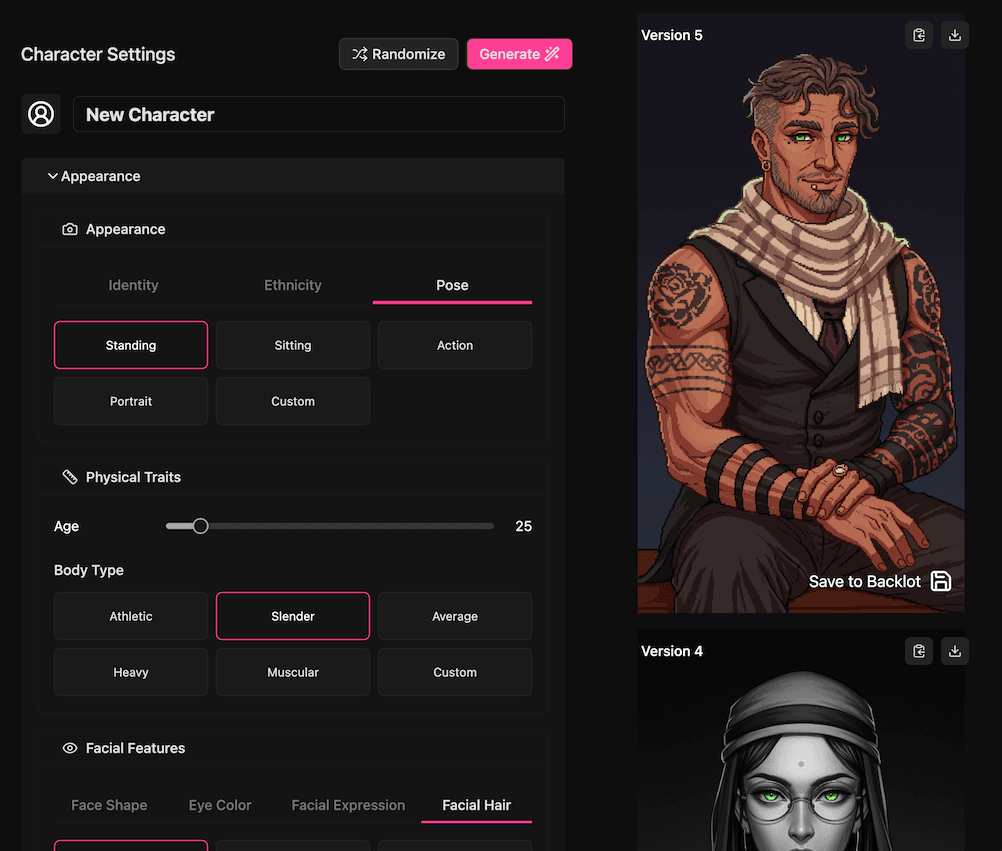 Feature showcase